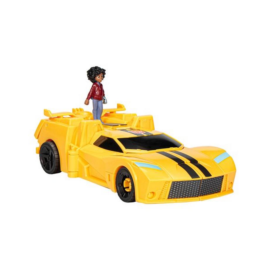 TRANSFORMERS  EarthSpark Spin Changer Bumblebee und Mo Malto Figur 