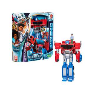 TRANSFORMERS  EarthSpark Spin Changer Optimus Prime et Robby Malto Figure 