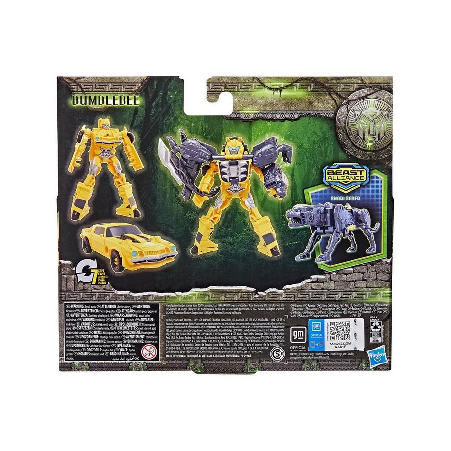 TRANSFORMERS  Beast Combiner, Bumblebee & Snarlsaber 