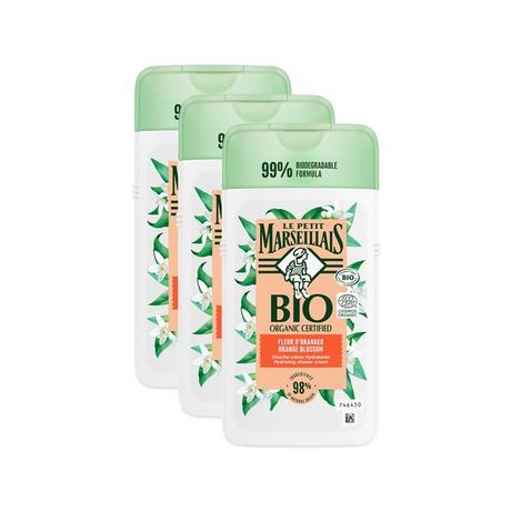 LE PETIT MARSEILLAIS Bio Orangenblüte Duschcreme BIO Orangenblüte TRIO 
