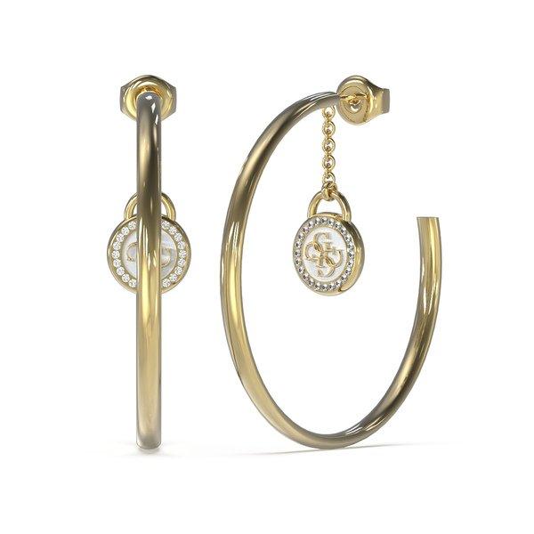 Image of Ohrringe Damen Gold 50mm