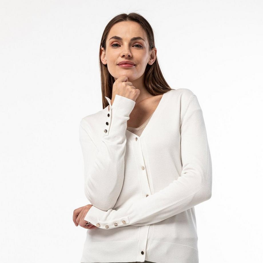 Manor Woman Cardigan Manches Longues Col V  