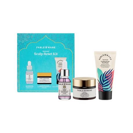 FABLE & MANE  Kit de Remise à Zero du Cuir Chevelu SahaScalp™ - Coffret soin cheveux 