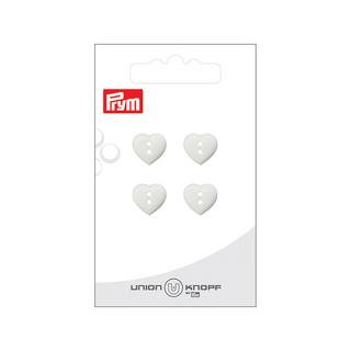 Prym Knöpfe Polyester 2-Loch, Herz 