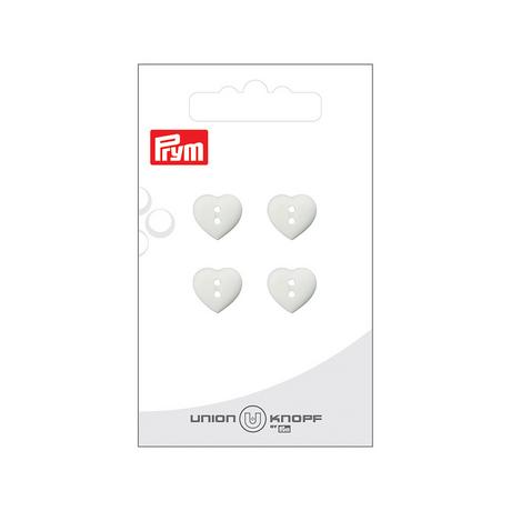 Prym Knöpfe Polyester 2-Loch, Herz 