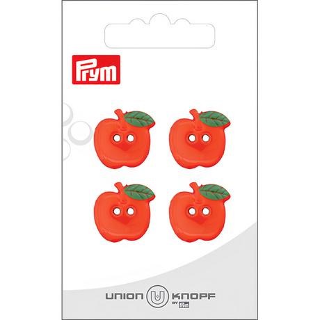 Prym Knöpfe Polyester 2-Loch, Apfel 