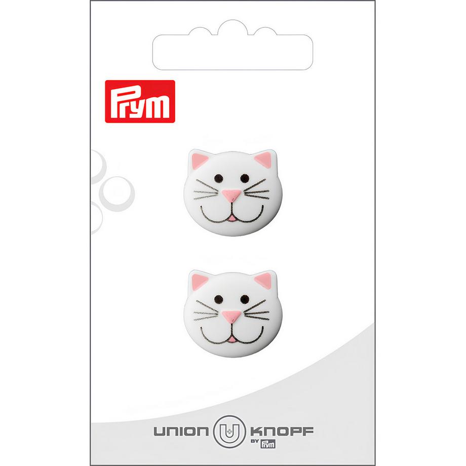 Prym Knöpfe Polyester Öse, Katze 
