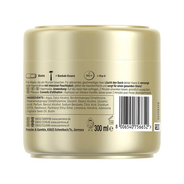 PANTENE Miracles Hydra Glow Sorbet Maschera per capelli Idratazione intensiva per capelli secchi 