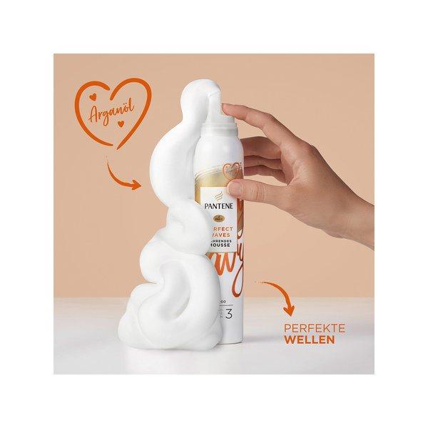 PANTENE  Pro-V Perfect Waves Nährendes Haar Mousse, Mit Arganöl 