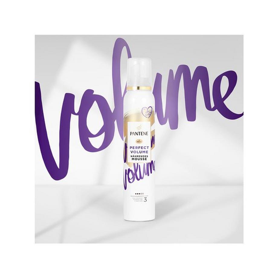 PANTENE  Mousse per capelli nutriente Pro-V Perfect Volume, con biotina 