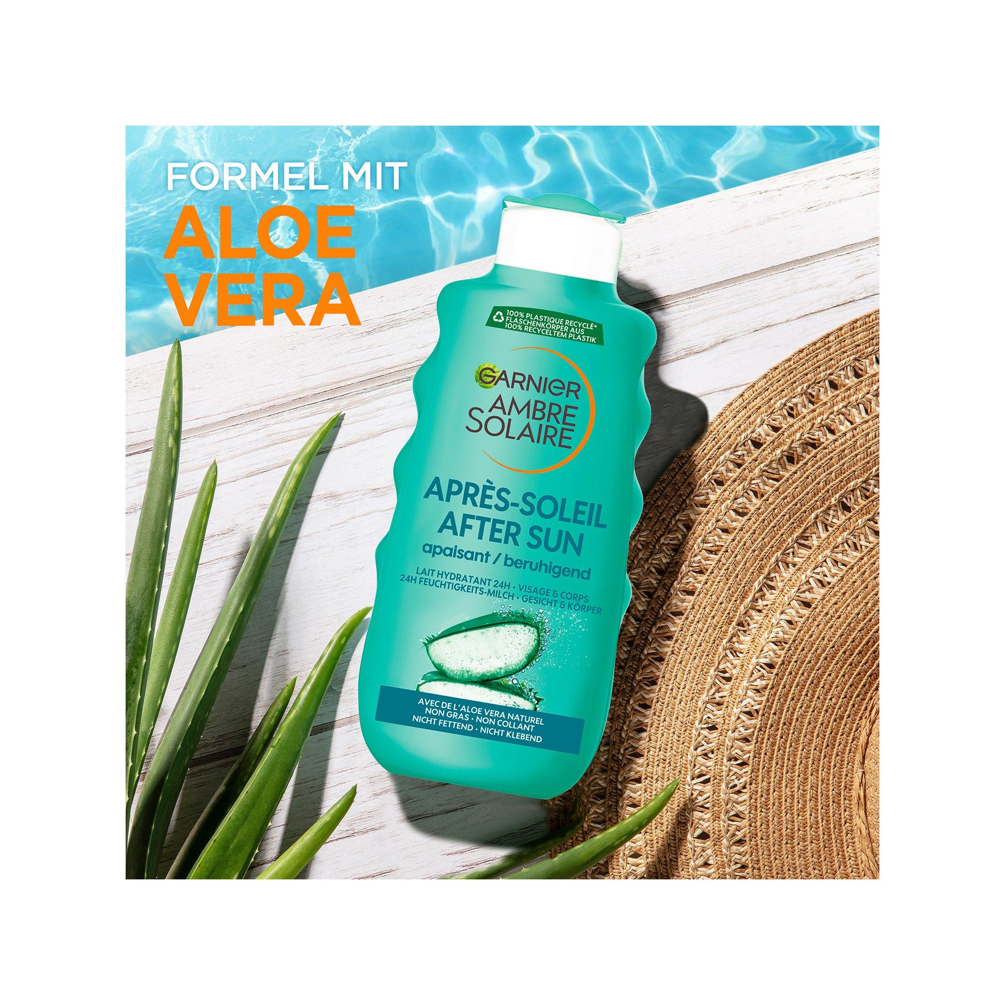 AMBRE SOLAIRE LAIT KIDS SPF50 + AFTERSUN Kids Sensitive expert+ Lait solaire FPS 50 + Lait Après Soleil  hydratant et apaisant 