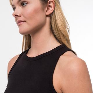 Manor Woman Top senza maniche a costine girocollo  