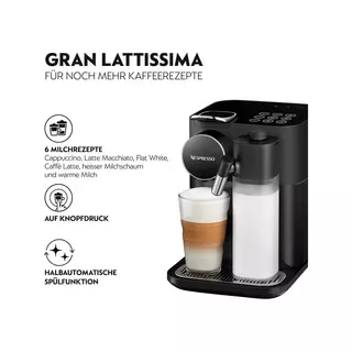 DeLonghi Lattissima One EN510.B Cafetera Nespresso Negra