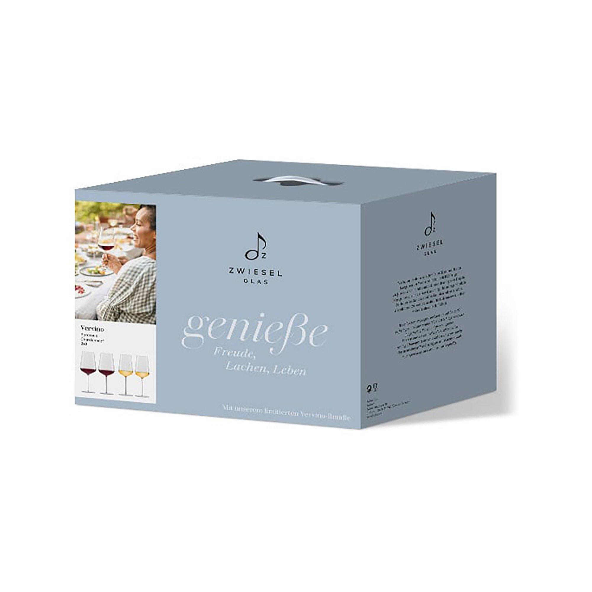 Zwiesel Glas Lot de verres à vin, 4 pièces Vervino 