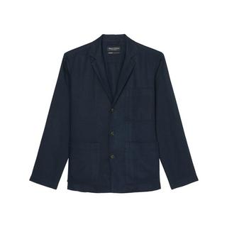 Marc O'Polo Overshirt,blazer style, long sleeves, patched pockets, straight hem, linen style Blazer 