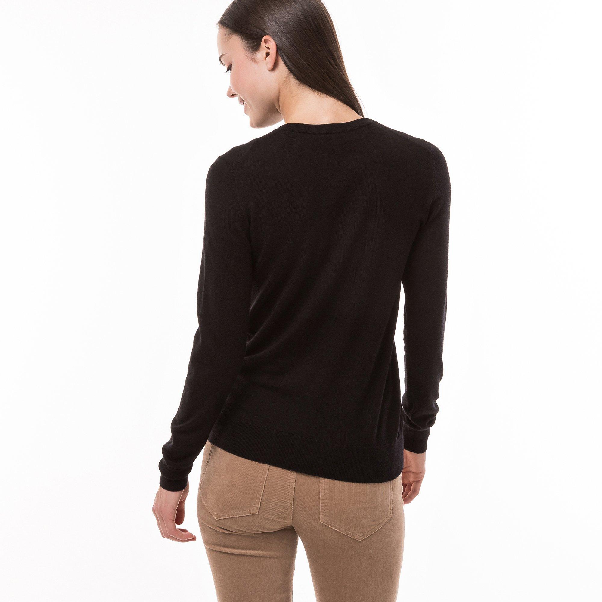 Manor Woman Merino Rundhals Langarm Pullover  