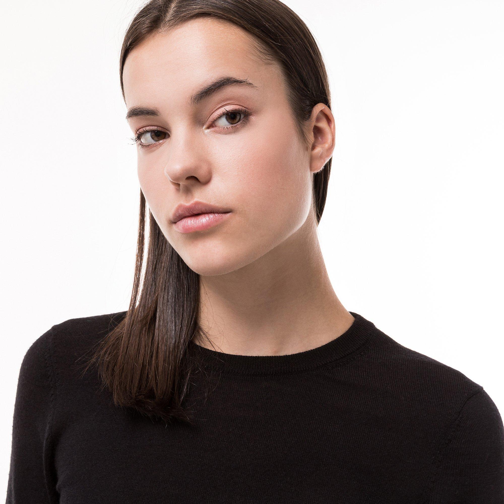 Manor Woman Merino Col Rond Manches Longues Pull  