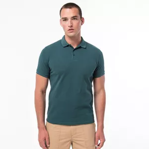 Polo-piqué m/corte BIO-COTONE mod-fit