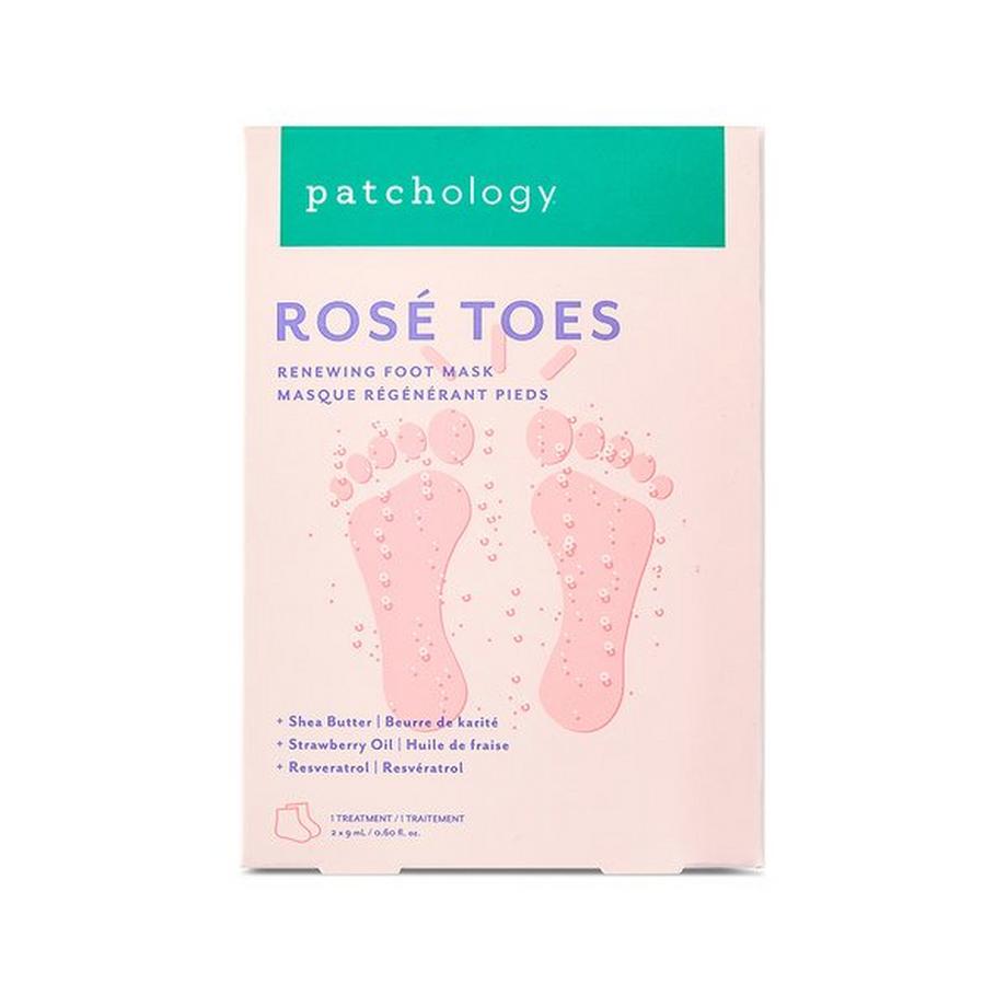 patchology  Rosé Toes - Masque Régénérant Pour Les Pieds 