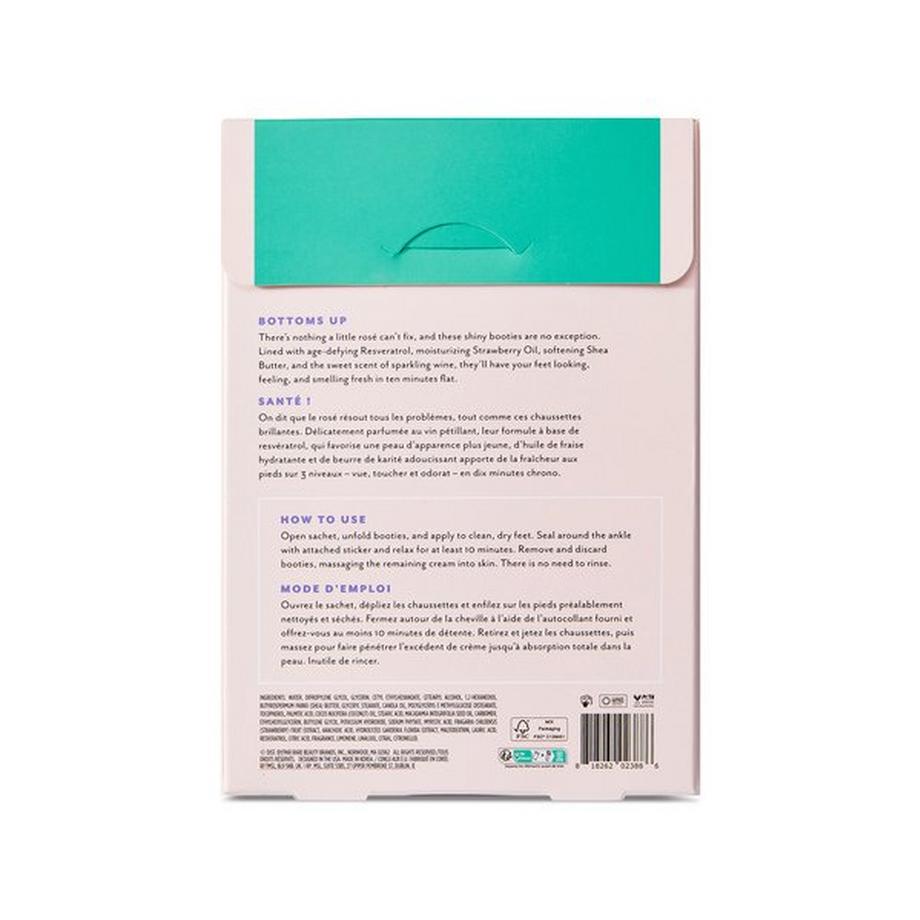 patchology  Rosé Toes - Masque Régénérant Pour Les Pieds 