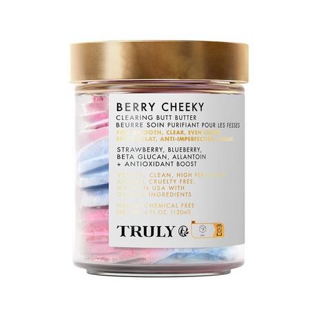 Truly organics  Berry Cheeky - Beurre Soin Purifiant Pour Les Fesses  