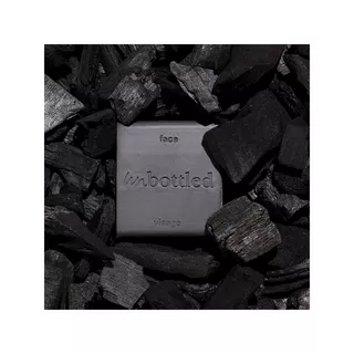 UNBOTTLED  Nettoyant & masque detox solide - Soin visage au charbon et arbre à thé 