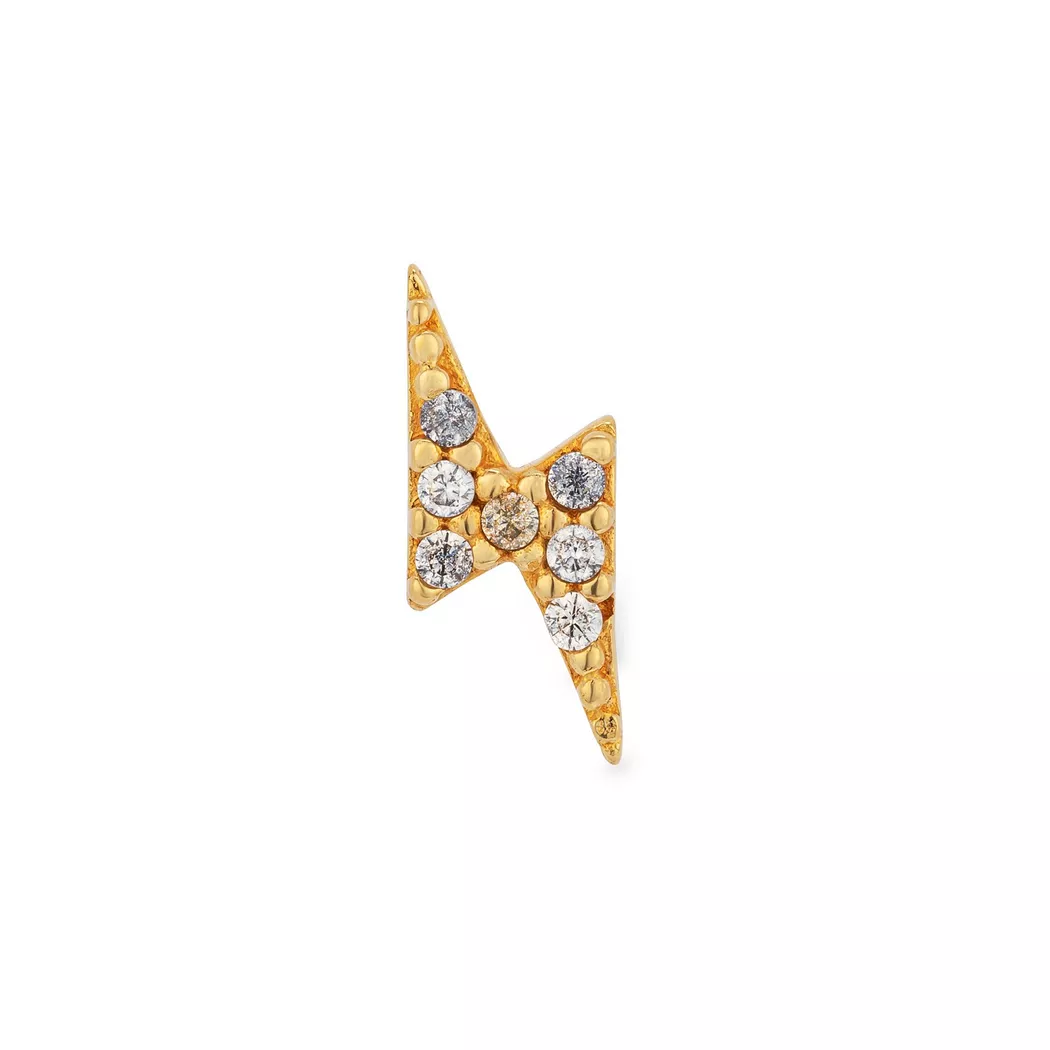 Studio Marquise - Einzelohrstecker, One Size, Gelbgold 2