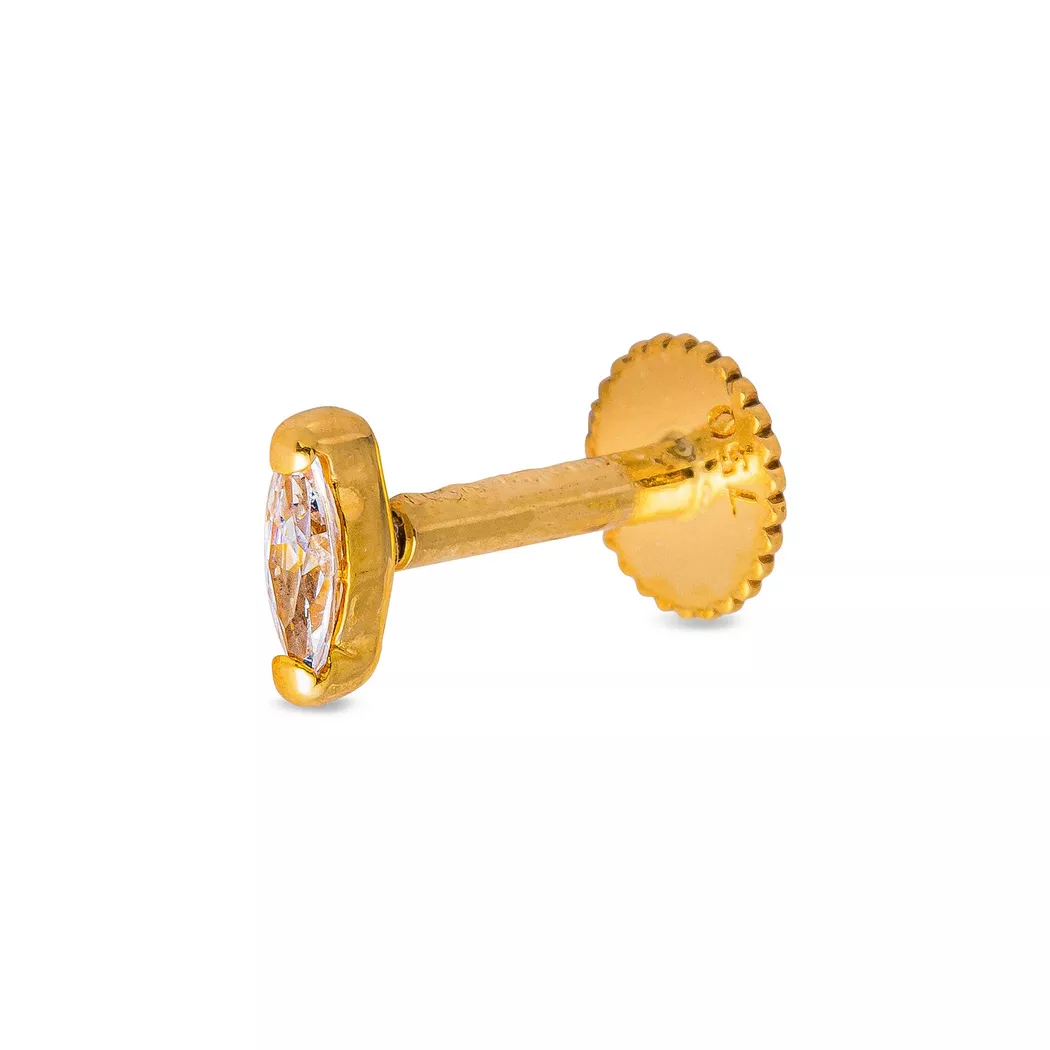 Studio Marquise - Piercing, One Size, Gelbgold