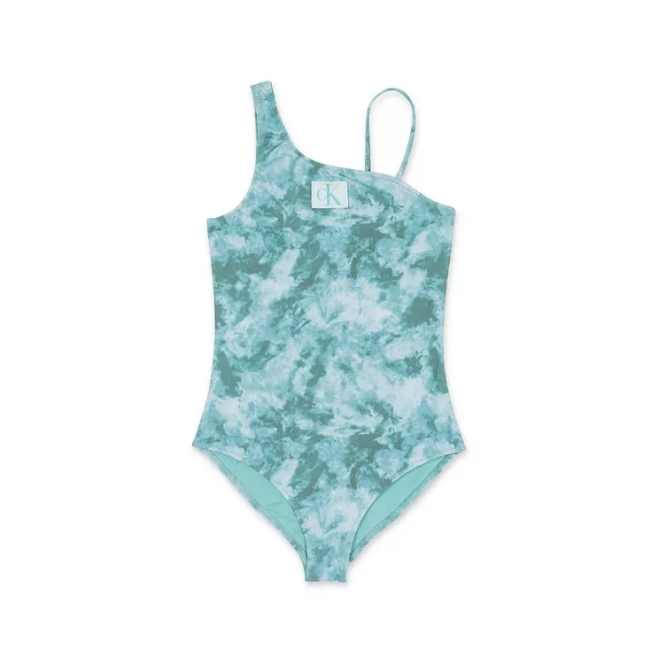 Calvin Klein One Shoulder Swimsuit-Print Badeanzugonline kaufen MANOR