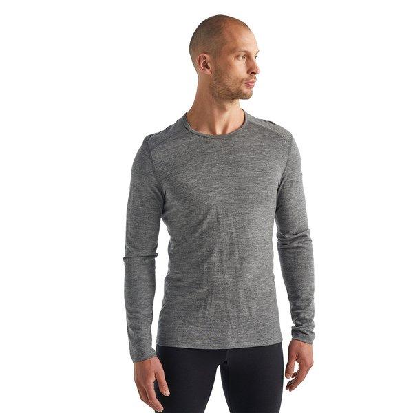 Image of Thermoshirt, Langarm Unisex Grau Melange L