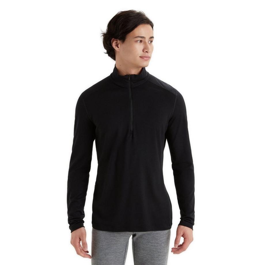 Maglia termica, halfzip, maniche lunghe