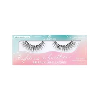 essence  Light As A Feather 3D Faux Mink Lashes  