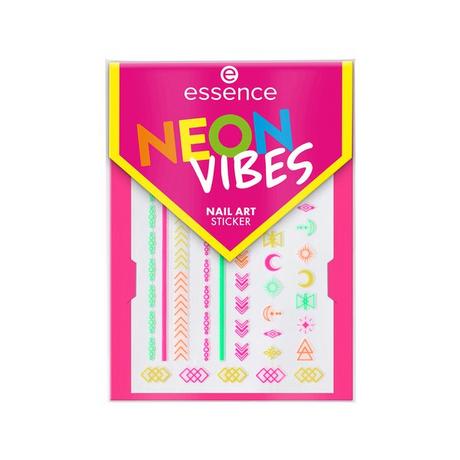 essence  Neon Vibes Nail Art Sticker 