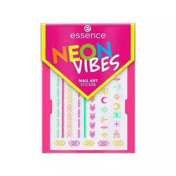 Neon Vibes Nail Art Sticker
