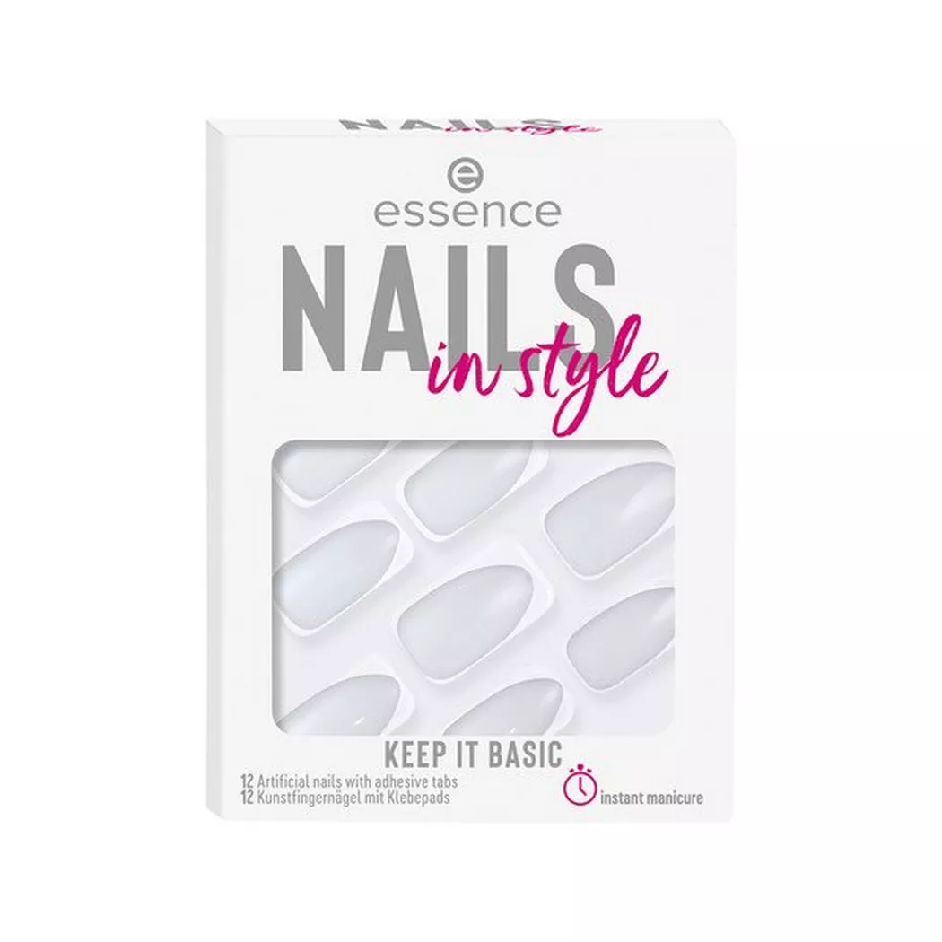 Essence - Nails In Style, 12 Stück, Weiss