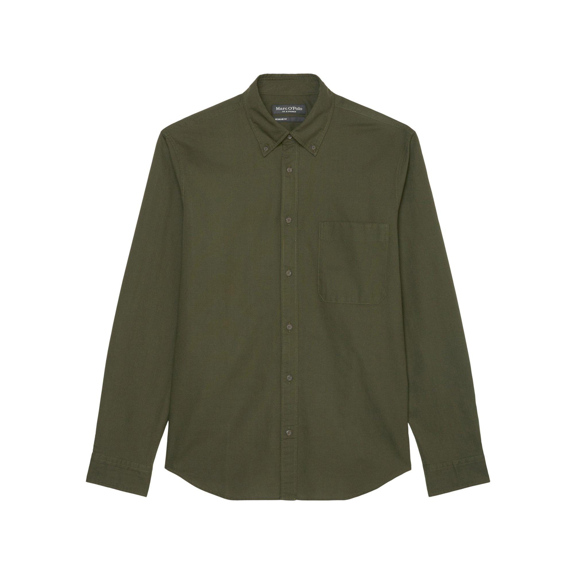 Image of Hemd, Langarm Herren Dunkelbraun L