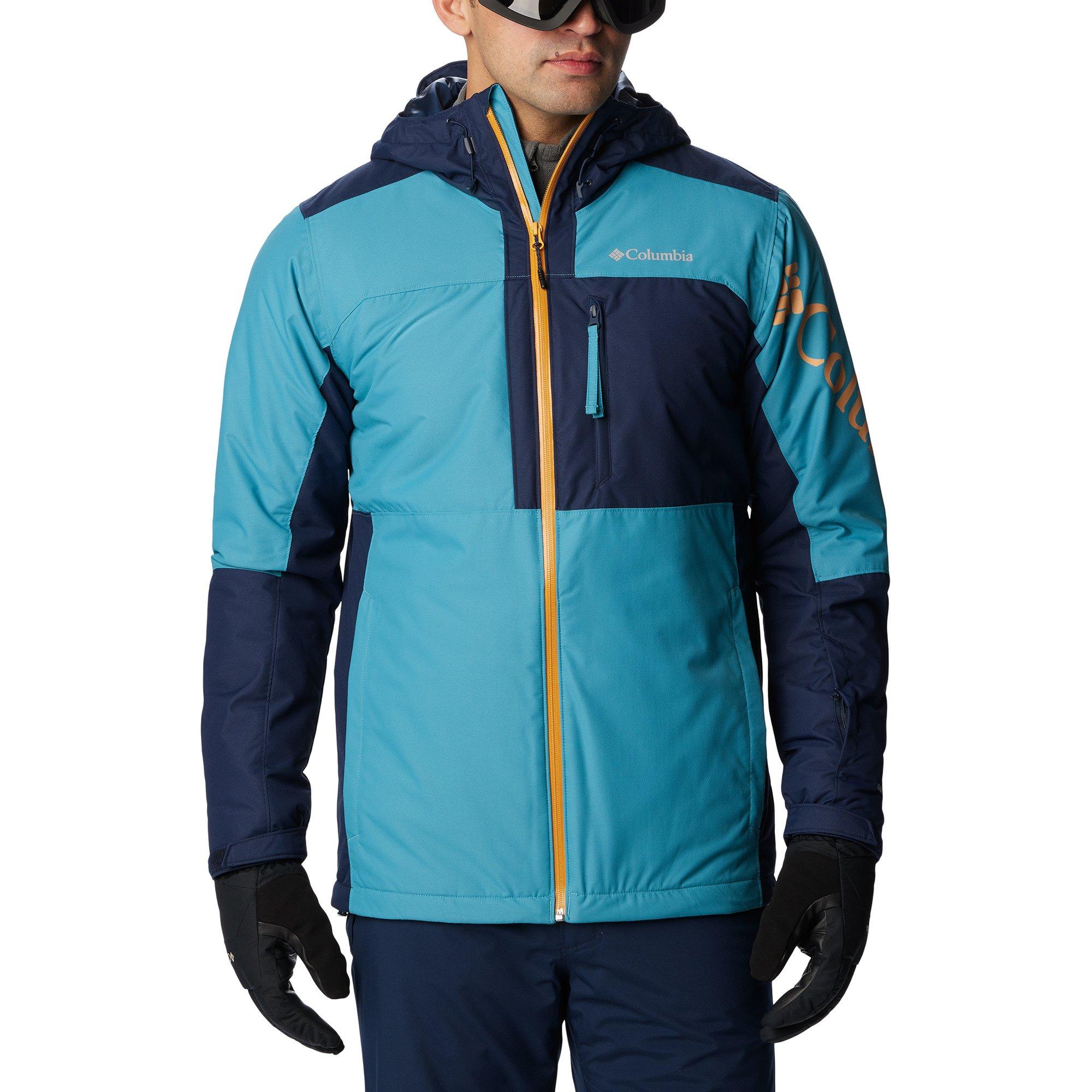 Image of Skijacke, Mit Kapuze Herren Petroleumblau S
