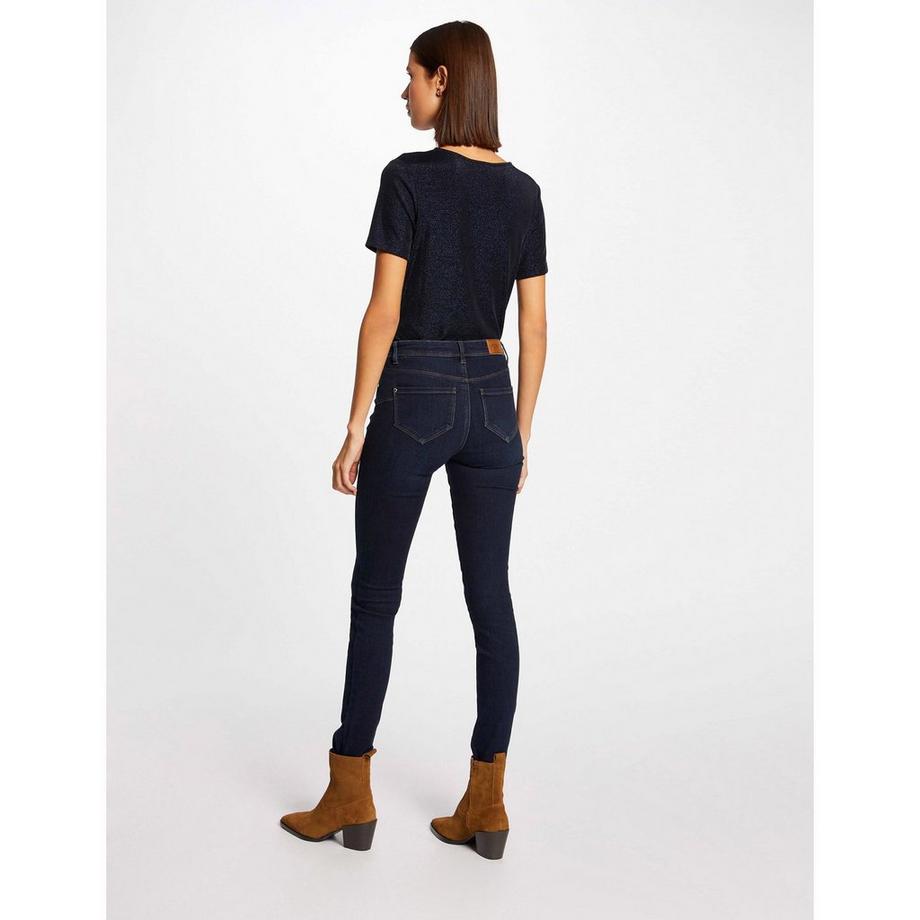 MORGAN T-shirt Scollo a V Maniche Corte  