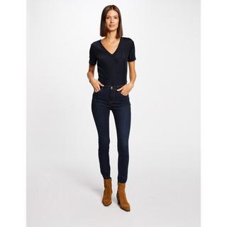 MORGAN V-Ausschnitt Kurzarm T-Shirt  