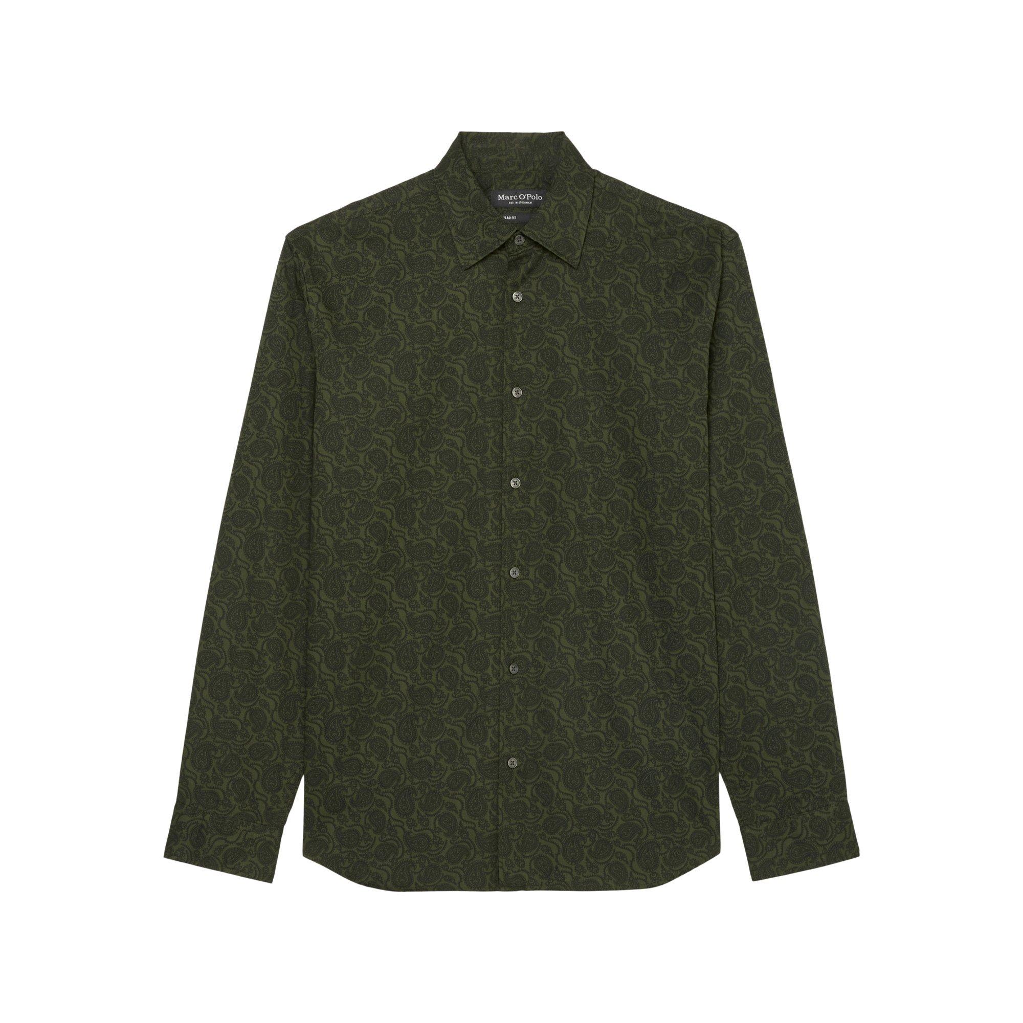 Image of Hemd, Langarm Herren Dunkelbraun M