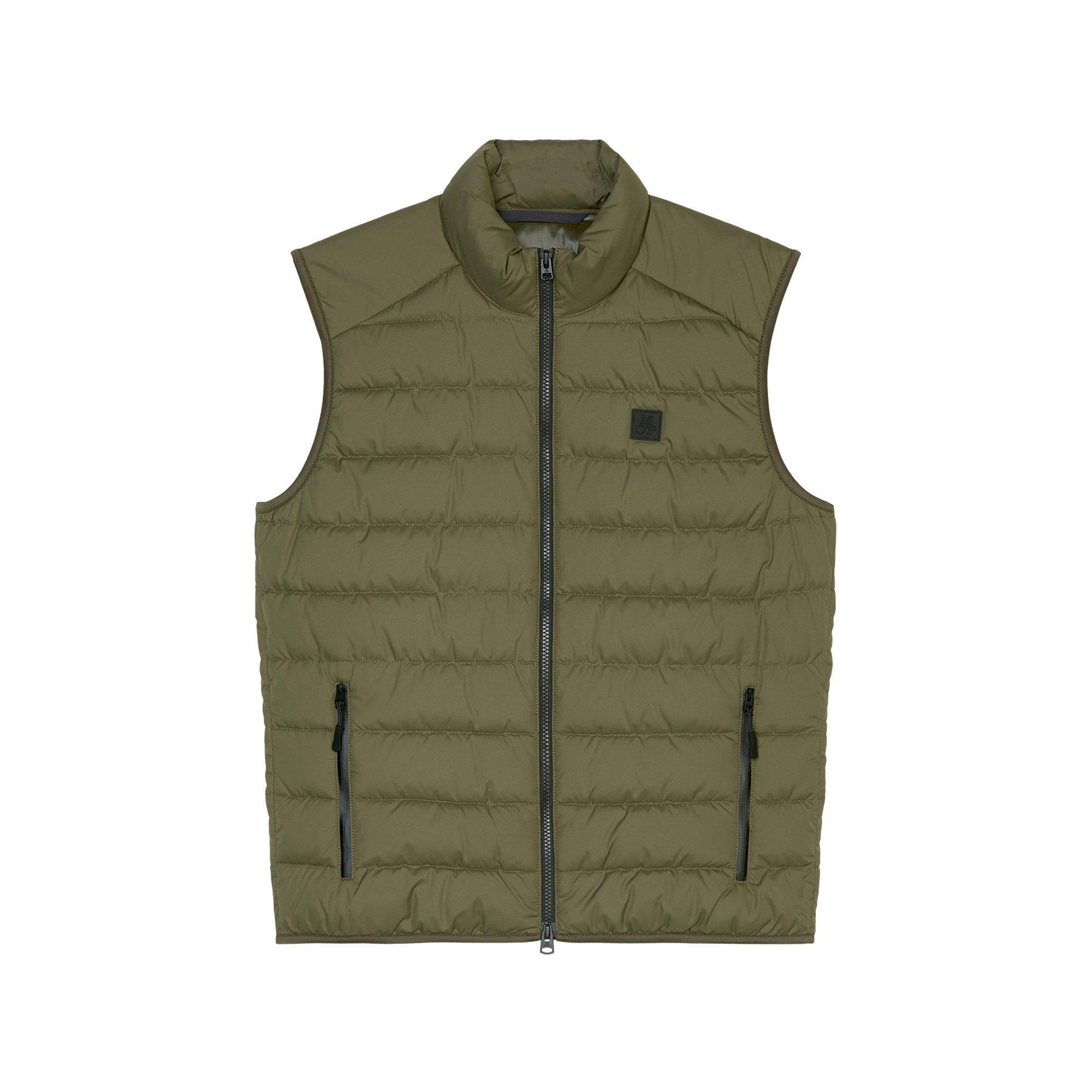 Marc O'Polo Vest, sdnd, stand-up collar, zip pockets, elastic binding Gilet 