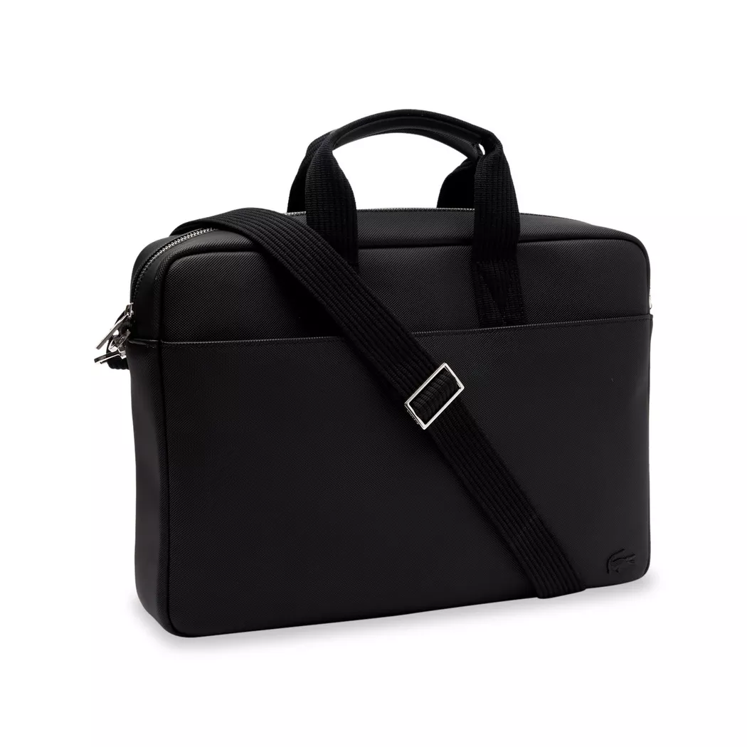 Lacoste - Laptop Schultertasche, für Herren, Black, Größe ONESIZE