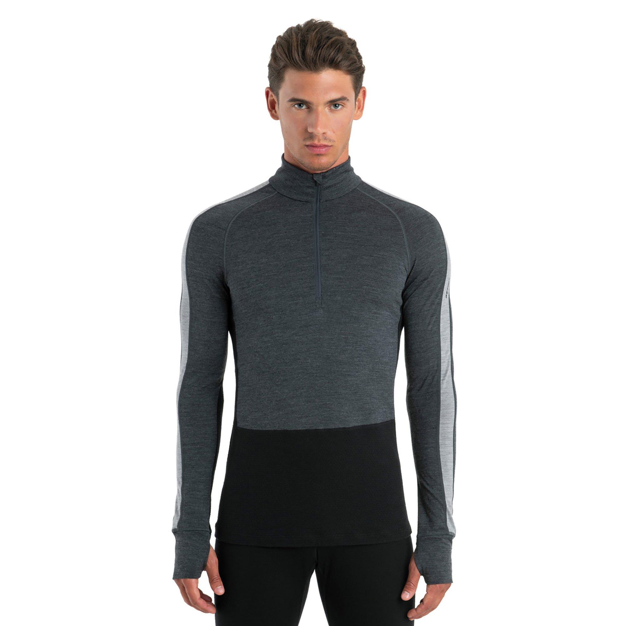 Icebreaker Merino ZoneKnit 200 LS Half Zip Haut thermique half-zip, manches longues 