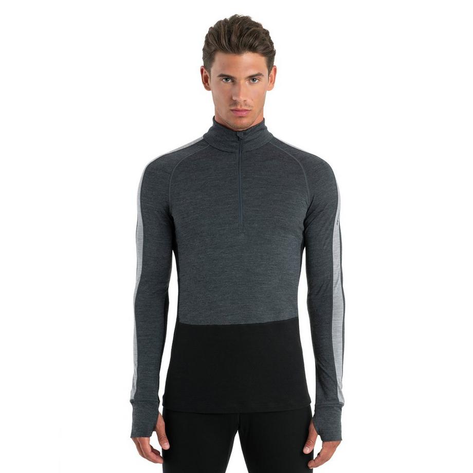 Thermoshirt, Half-Zip, langarm