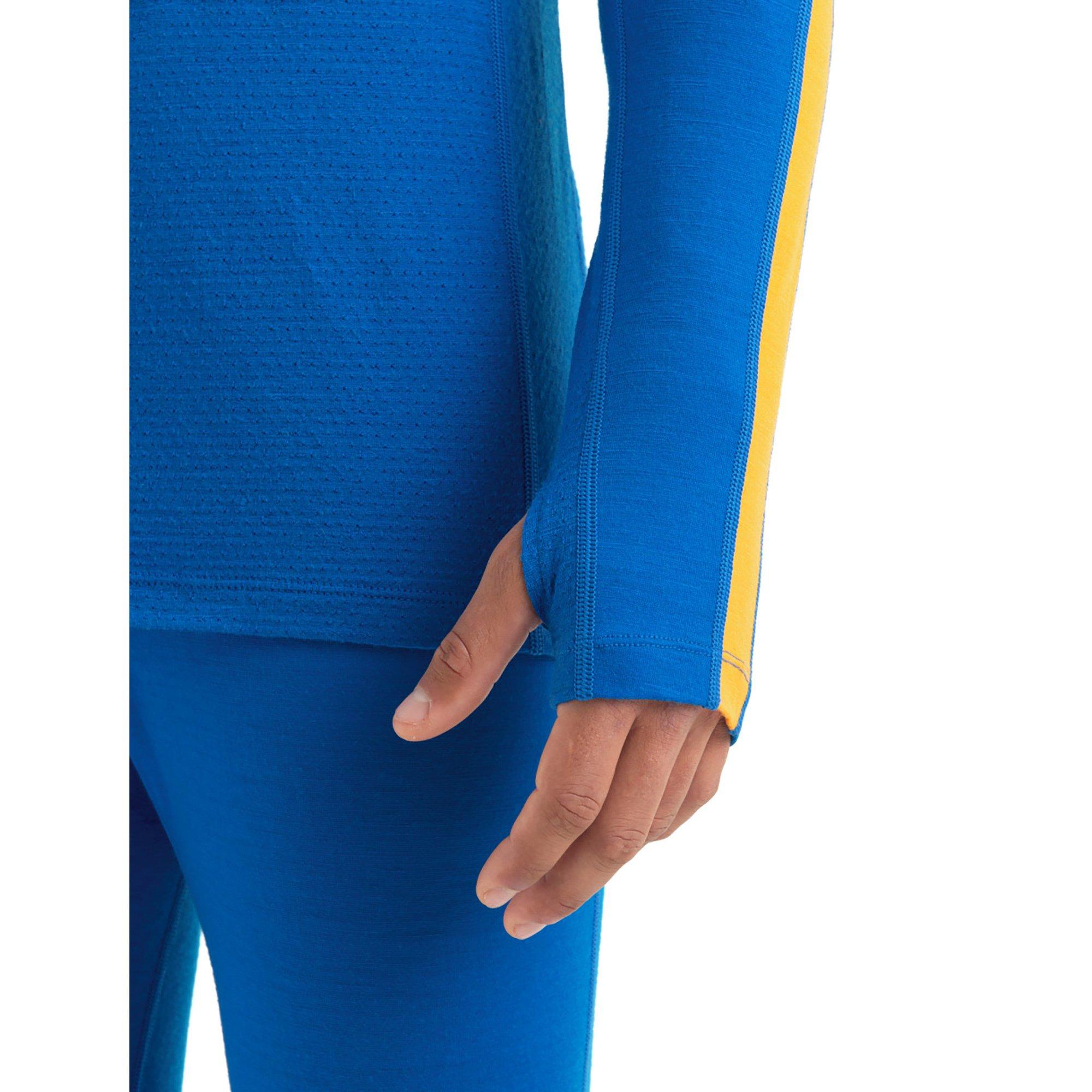 Icebreaker 200 ZoneKnit LS Crewe Maglia termica, maniche lunghe 