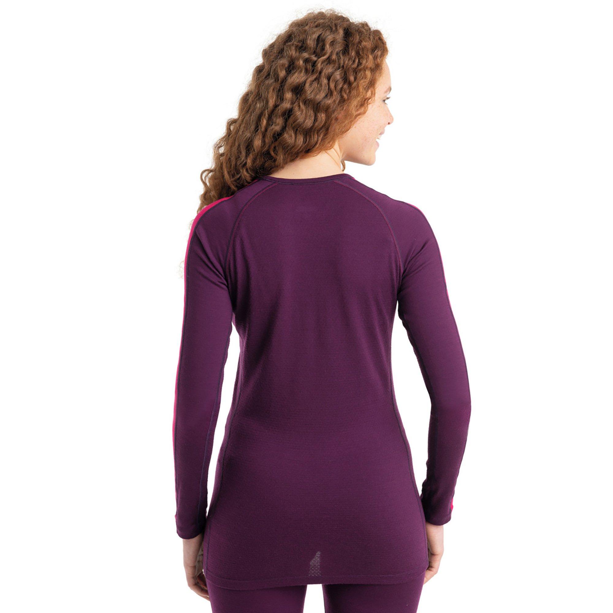 Icebreaker Women Merino 200 ZoneKnit™ LS Crewe Thermoshirt, langarm 