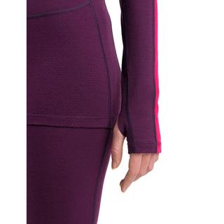 Icebreaker Women Merino 200 ZoneKnit™ LS Crewe Maglia termica, maniche lunghe 