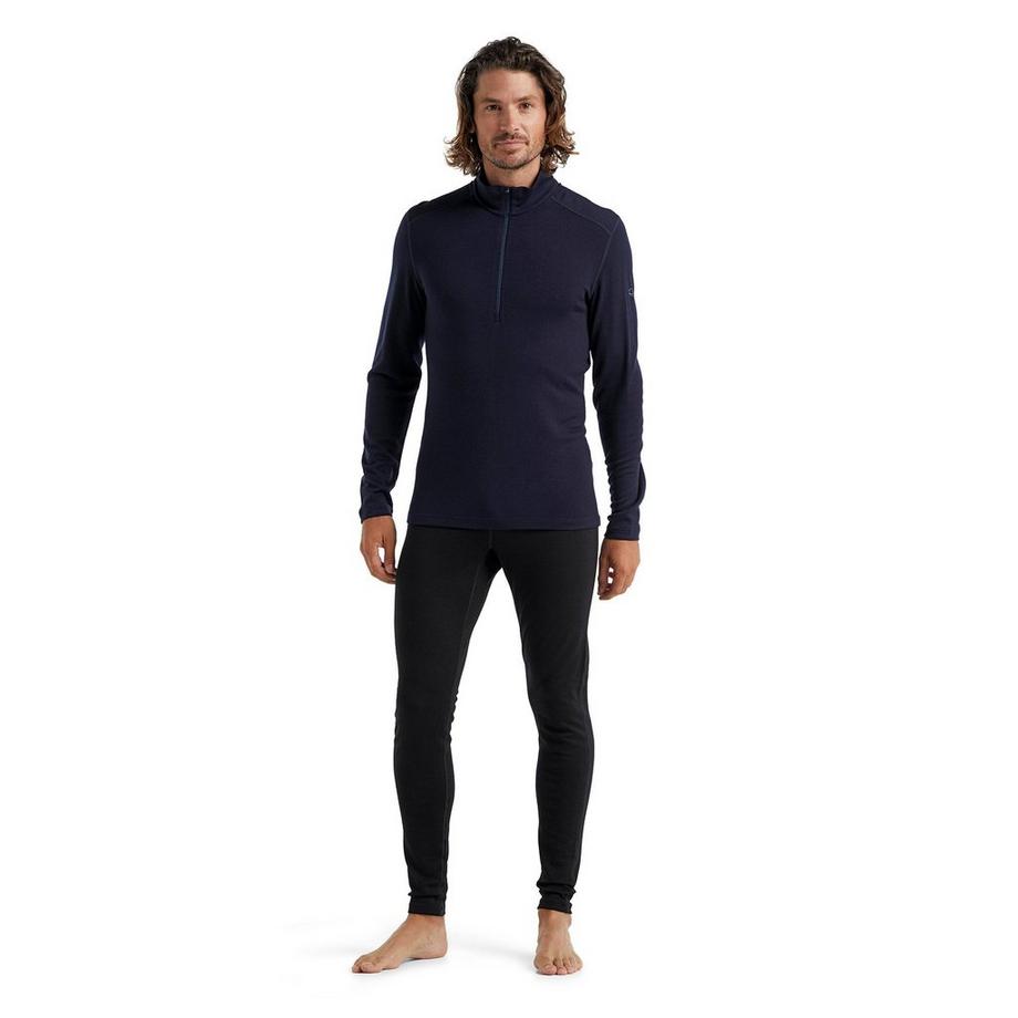 Icebreaker Men Merino 260 Tech LS Half Zip Thermoshirt, Half-Zip, langarm 