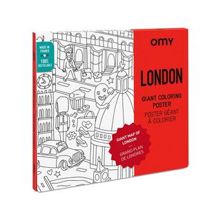 OMY London Poster zum Ausmalen 