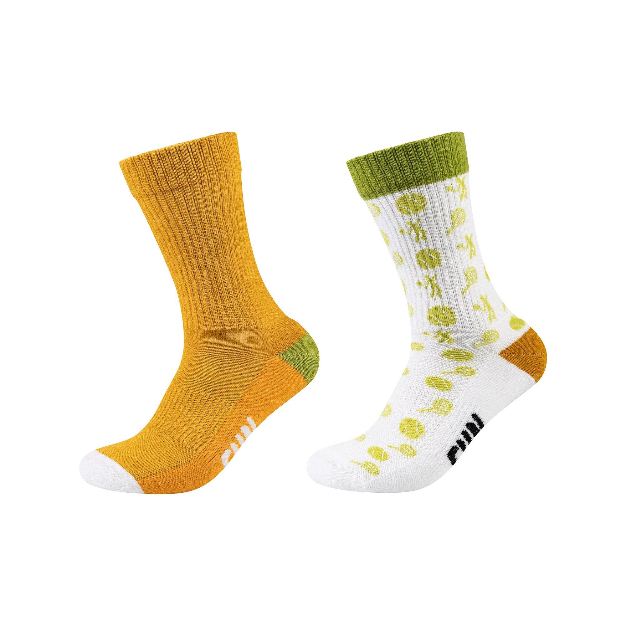 camano FU71126 Lot de 2 paires de chaussettes sneakers 